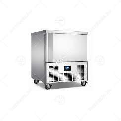 Sokkoló hűtő fagyasztó 5 tálcás GN1/1 és 600×400 EVCO HACCP digitális vezérlő ipari