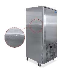 Sokkoló hűtő fagyasztó 15 tálcás GN1/1 és 60×40 EVCO HACCP digitális vezérlés, ipari használt